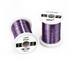 Colour Wire, 0.1 mm, Light Violet